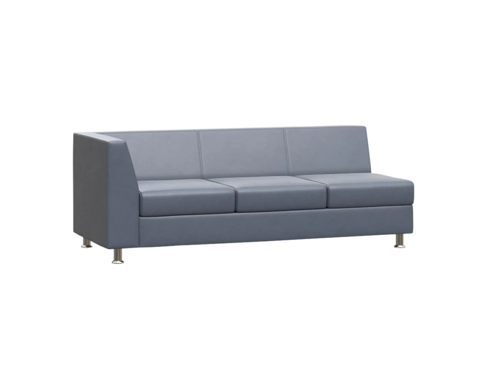 Секция с подлокотником трехместная правая Прайм / Prime