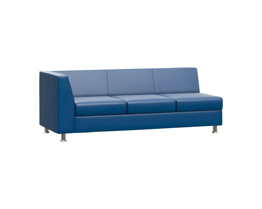 Секция с подлокотником трехместная правая Прайм / Prime