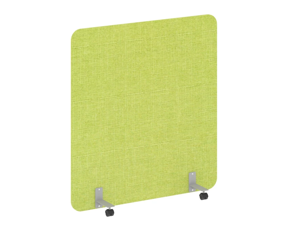 Перегородка на металлических опорах, на роликах 1360x18x1500 R-line soft