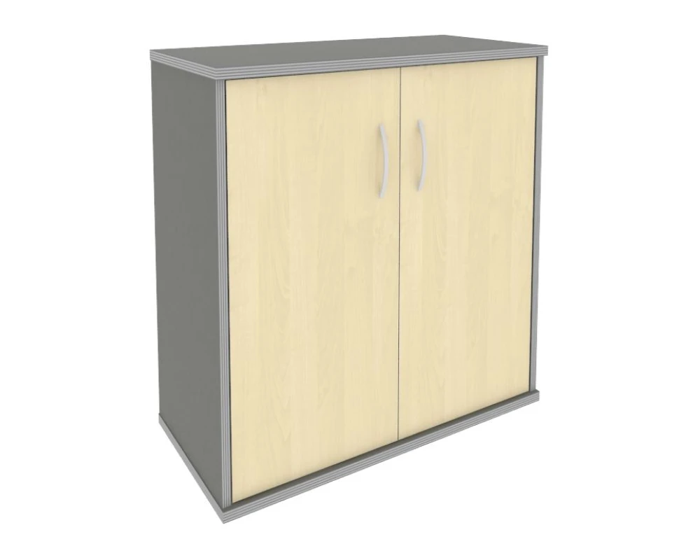 Шкаф низкий широкий 2 низкие двери ЛДСП Рива / Riva