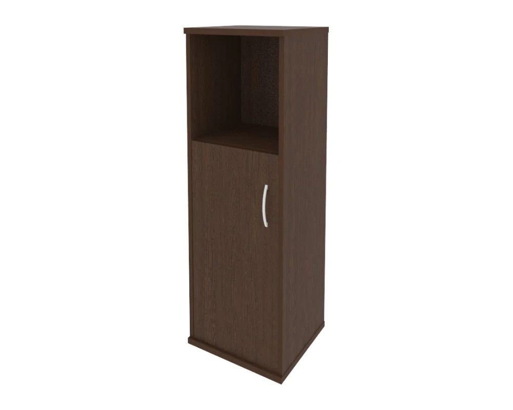 Шкаф средний узкий левый 1 низкая дверь ЛДСП Рива / Riva