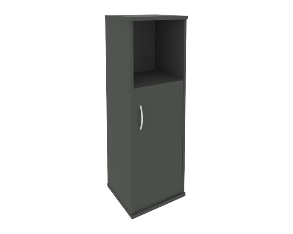 Шкаф средний узкий правый 1 низкая дверь ЛДСП Рива / Riva