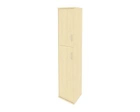 Шкаф высокий узкий левый 1 средняя дверь ЛДСП 1 низкая дверь ЛДСП Рива / Riva images