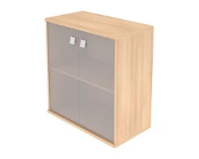 Шкаф низкий широкий 2 низкие двери стекло Стайл Систем / Style System images