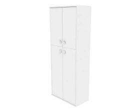 Шкаф высокий широкий 2 средние двери ЛДСП 2 низкие двери ЛДСП Стайл Систем / Style System images