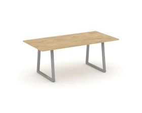 Стол переговорный опоры трапеция без лючка 1980x980x750 Стайл Проджект Директ / Style Project Direct images