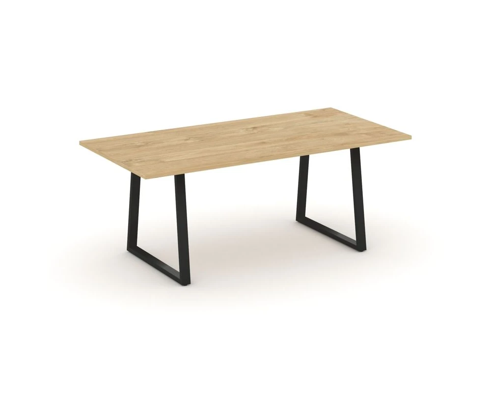 Стол переговорный опоры трапеция без лючка 1980x980x750 Стайл Проджект Директ / Style Project Direct