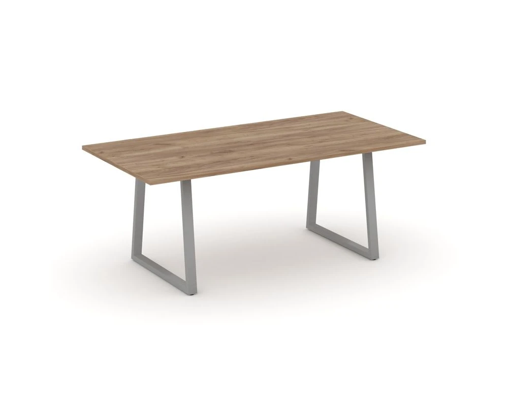 Стол переговорный опоры трапеция без лючка 1980x980x750 Стайл Проджект Директ / Style Project Direct