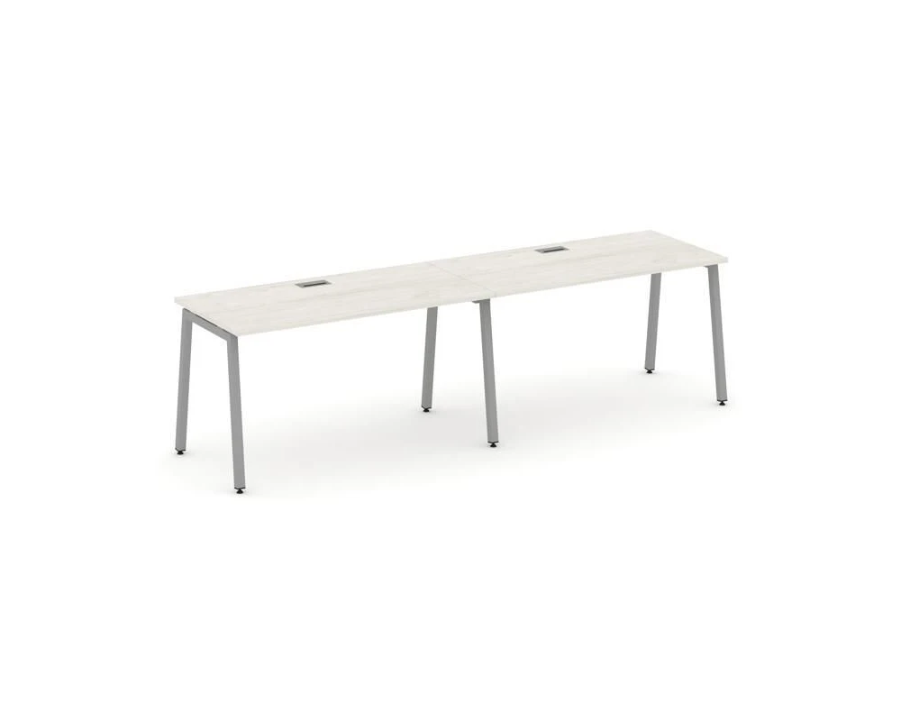 Рабочая станция 1 сторон. на А-образном каркасе 40 мм 3160х800х750 Стайл Проджект / Style Project