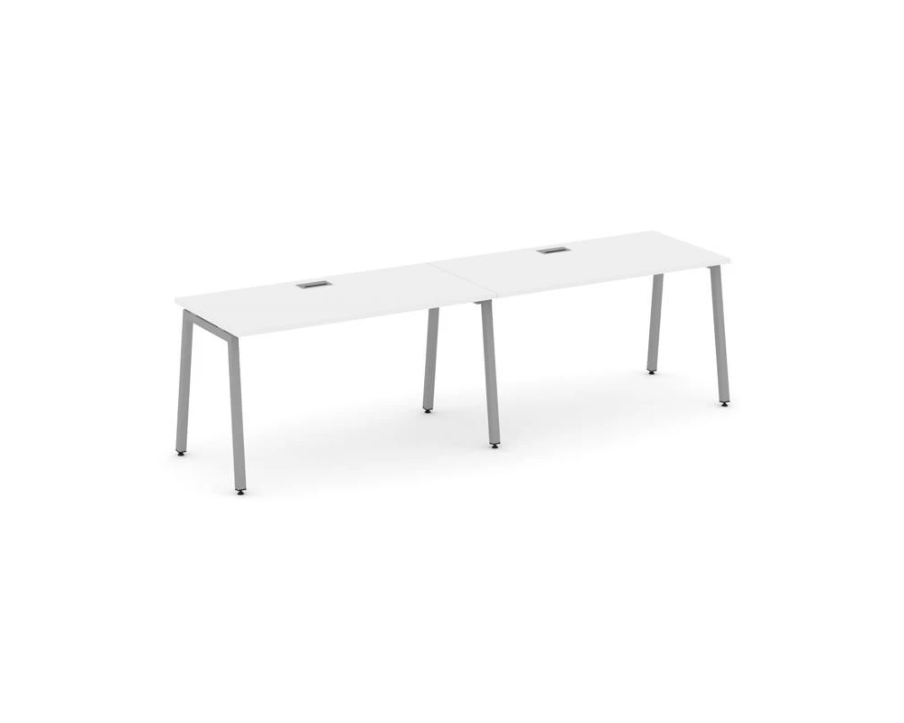 Рабочая станция 1 сторон. на А-образном каркасе 40 мм 3160х800х750 Стайл Проджект / Style Project