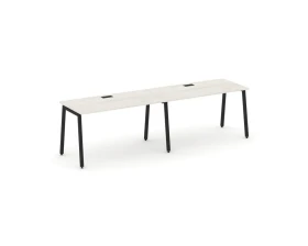 Рабочая станция 1 сторон. на А-образном каркасе 40 мм 3160х800х750 Стайл Проджект / Style Project images