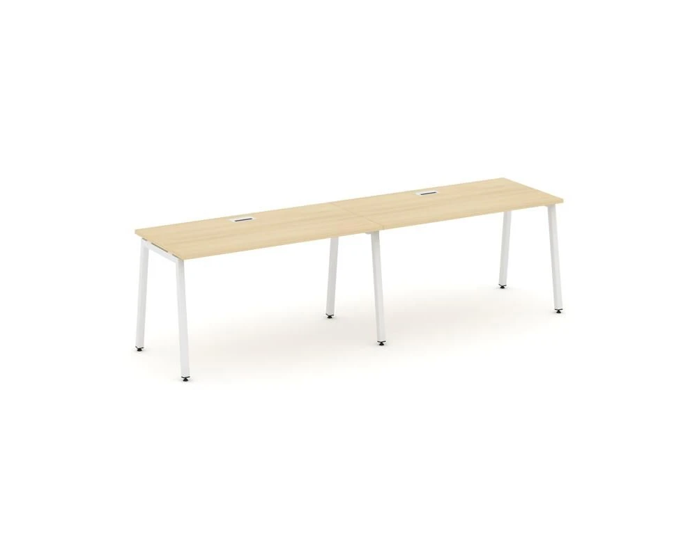 Рабочая станция 1 сторон. на А-образном каркасе 40 мм 3160х800х750 Стайл Проджект / Style Project