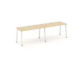 Рабочая станция 1 сторон. на А-образном каркасе 40 мм 3160х800х750 Стайл Проджект / Style Project images