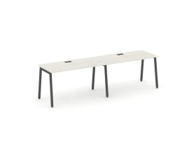 Рабочая станция 1 сторон. на А-образном каркасе 40 мм 3160х800х750 Стайл Проджект / Style Project images