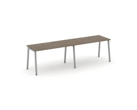 Рабочая станция 1 сторон. на А-образном каркасе 40 мм 3160х800х750 Стайл Проджект / Style Project images