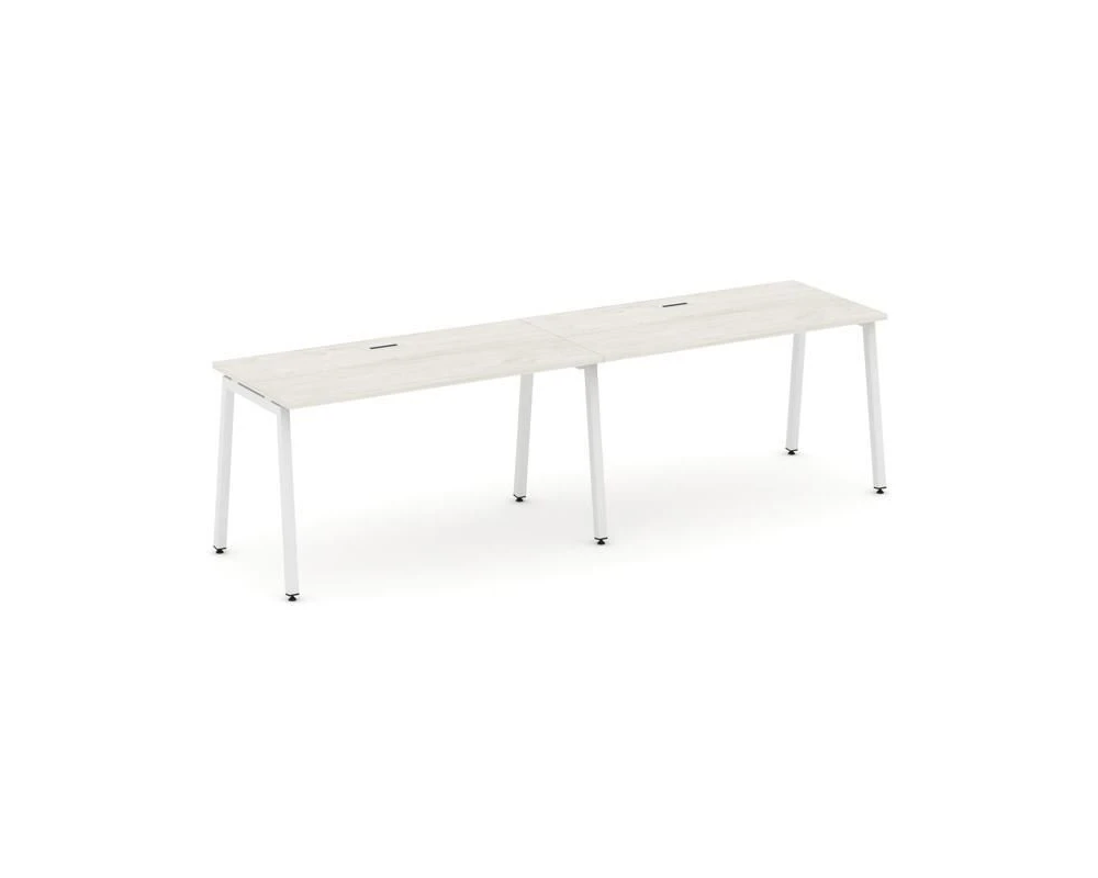 Рабочая станция 1 сторон. на А-образном каркасе 40 мм 3160х800х750 Стайл Проджект / Style Project