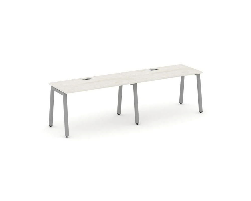 Рабочая станция 1 сторон. на А-образном каркасе 50 мм 2760х800х750 Стайл Проджект / Style Project