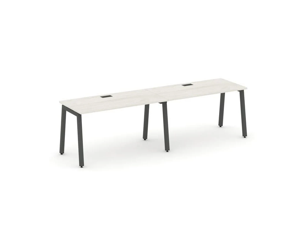 Рабочая станция 1 сторон. на А-образном каркасе 50 мм 2760х800х750 Стайл Проджект / Style Project