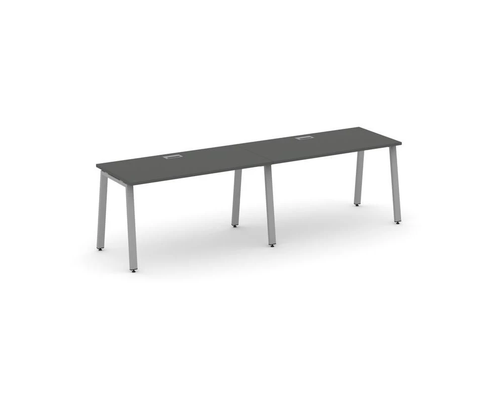 Рабочая станция 1 сторон. на А-образном каркасе 60 мм 2760х600х750 Стайл Проджект / Style Project