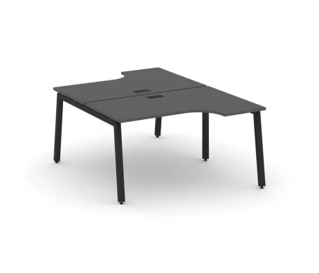 Рабочая станция эргоном. на А-образном каркасе 50 мм 1580х1232/1992х750 Стайл Проджект / Style Project