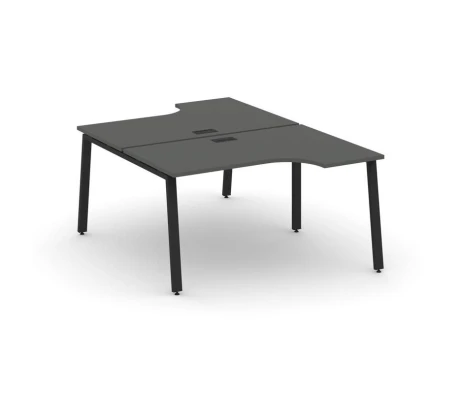 Рабочая станция эргоном. на А-образном каркасе 60 мм 1380х1232/1992х750 Стайл Проджект / Style Project