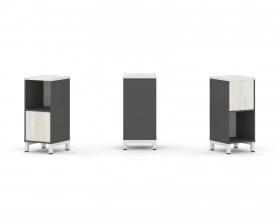 Набор стеллажа 2-х сторон., 2 яр. 387x400x881 Стайл Проджект / Style Project images