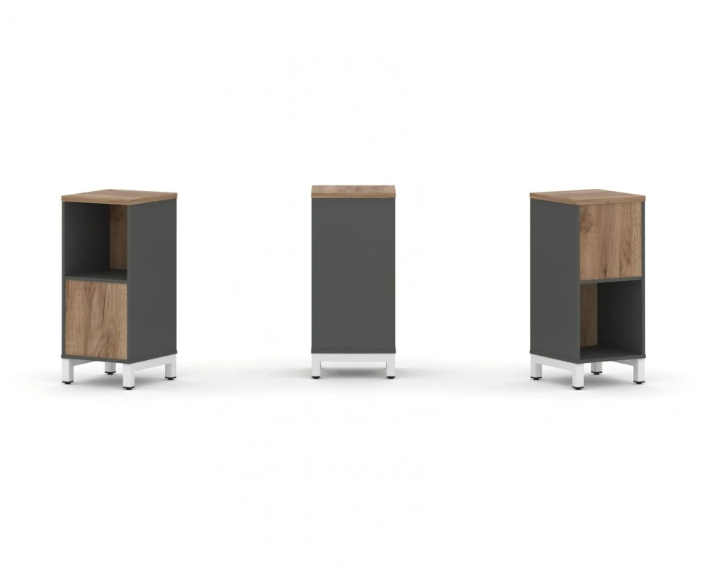 Набор стеллажа 2-х сторон., 2 яр. 387x400x881 Стайл Проджект / Style Project