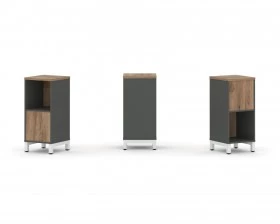 Набор стеллажа 2-х сторон., 2 яр. 387x400x881 Стайл Проджект / Style Project images