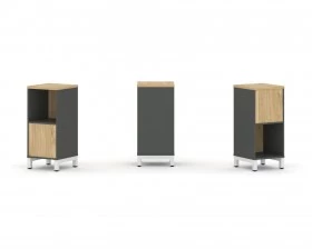 Набор стеллажа 2-х сторон., 2 яр. 387x400x881 Стайл Проджект / Style Project images