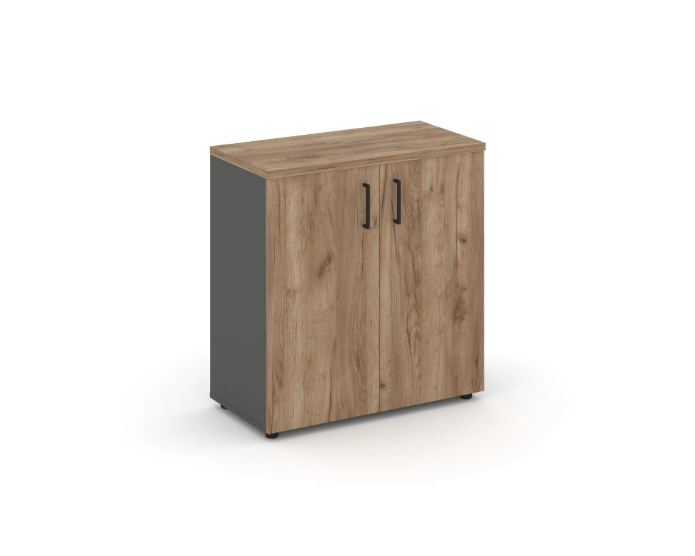 Шкаф низкий широкий закрытый 796x400x833 зад. стенка HDF Стайл Проджект / Style Project