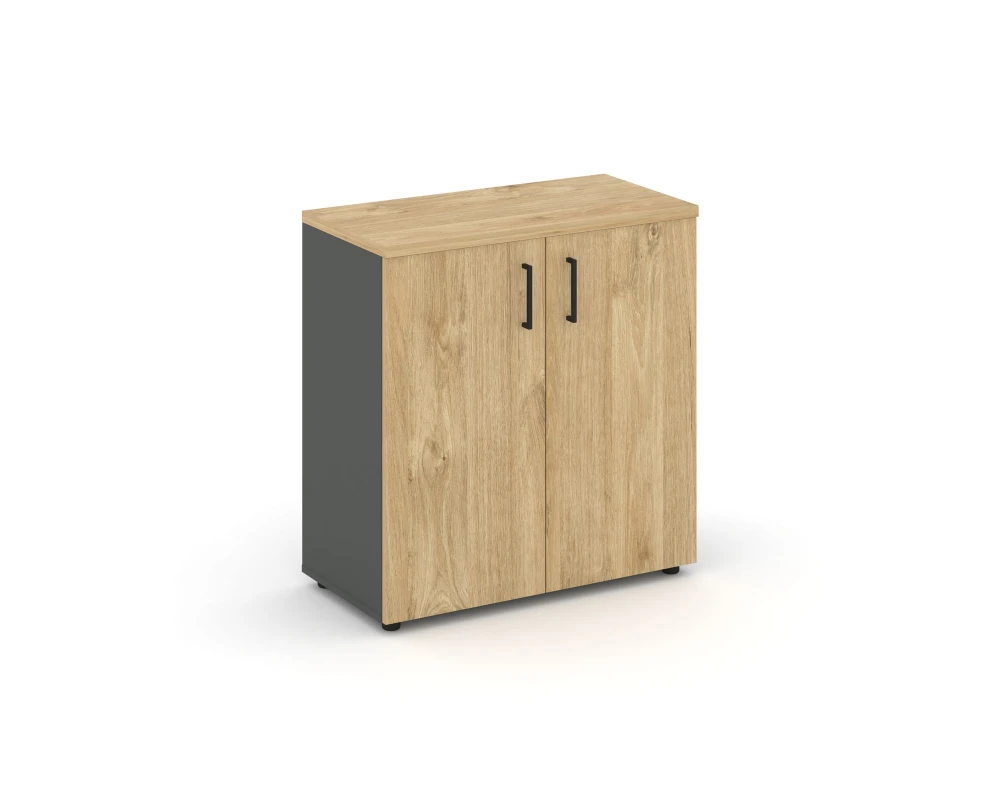 Шкаф низкий широкий закрытый 796x400x833 зад. стенка HDF Стайл Проджект / Style Project