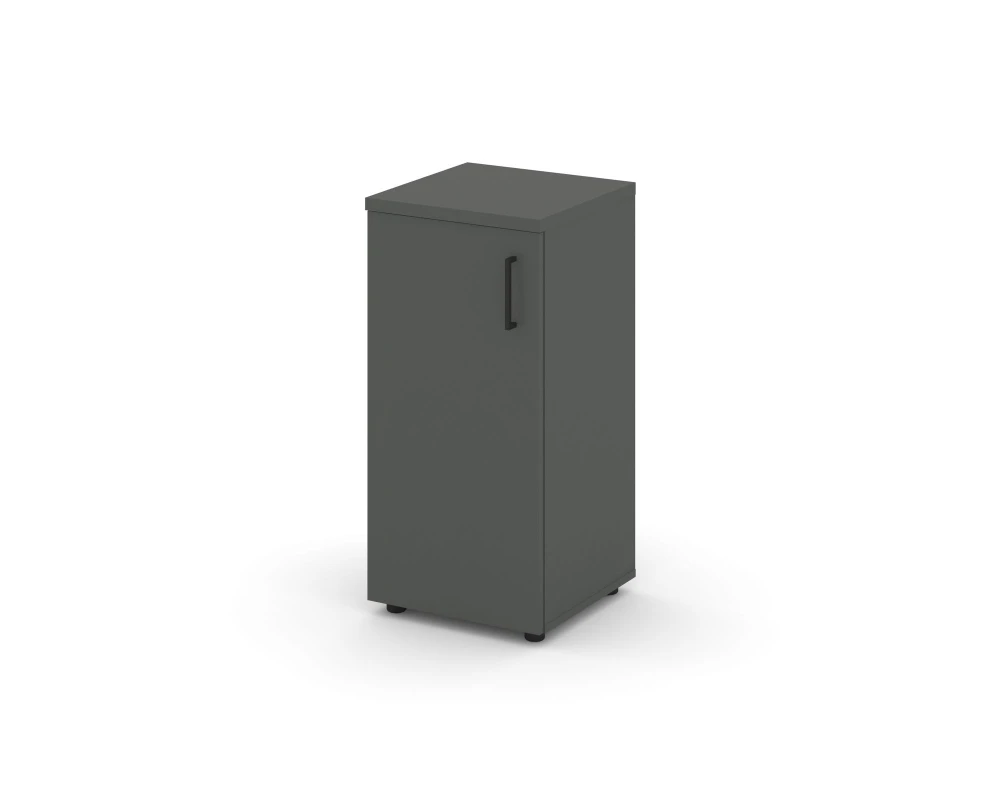 Шкаф низкий узкий левый закрытый 400x400x833 зад. стенка HDF Стайл Проджект / Style Project