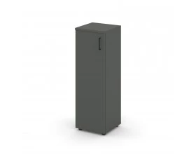 Шкаф средний узкий левый закрытый 400x400x1203 Стайл Проджект / Style Project images
