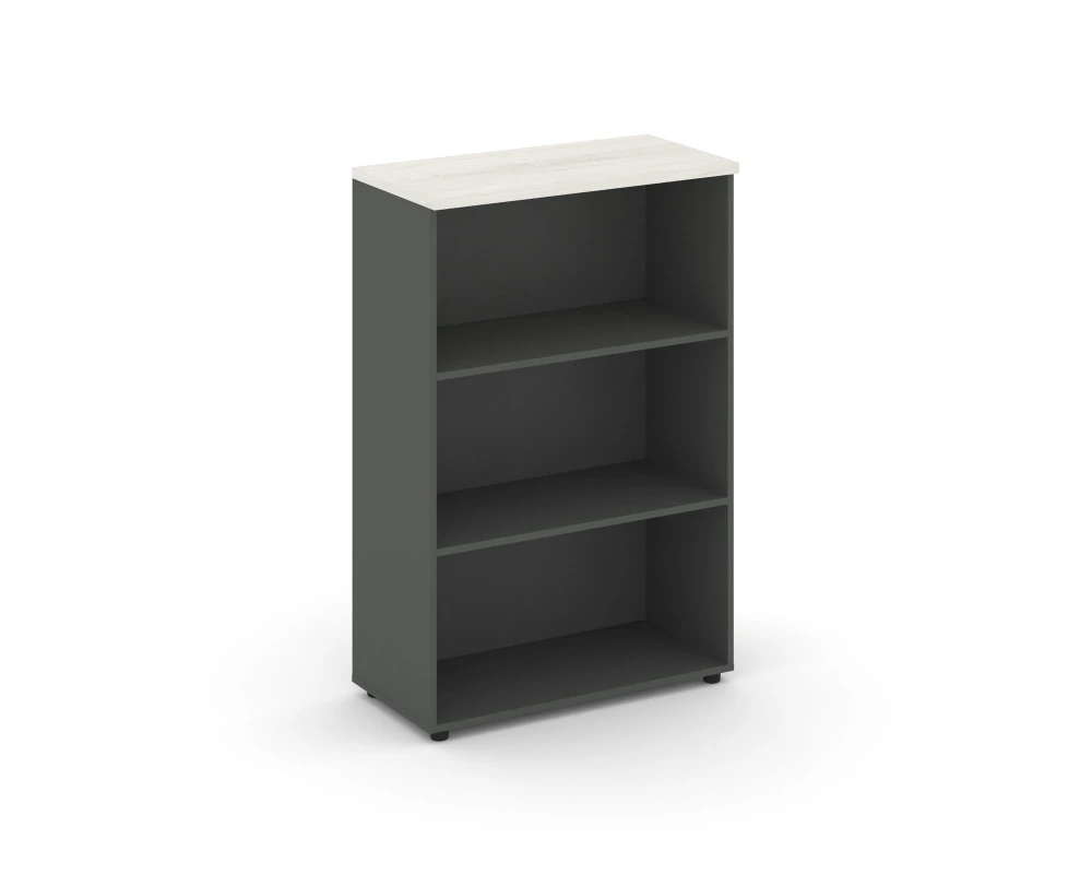 Стеллаж средний широкий 796x400x1203 зад. стенка HDF Стайл Проджект / Style Project