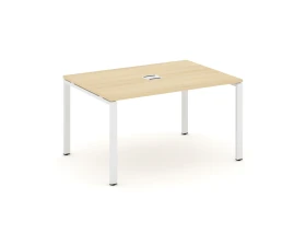 Стол переговорный на П-образном каркасе 60 мм с лючком 980x980x750 Стайл Проджект / Style Project images