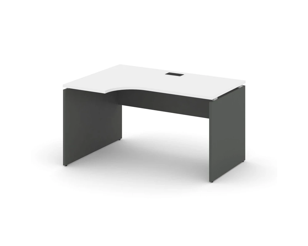 Стол рабочий эргоном. левый 1380x600/980x750 Стайл Проджект / Style Project