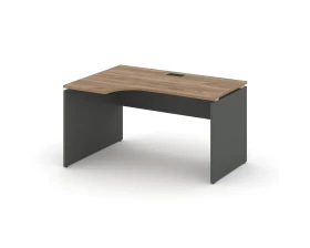 Стол рабочий эргоном. левый 1380x700/980x750 Стайл Проджект / Style Project images