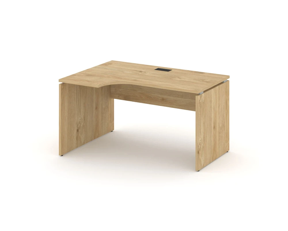 Стол рабочий эргоном. левый 1380x800/980x750 Стайл Проджект / Style Project