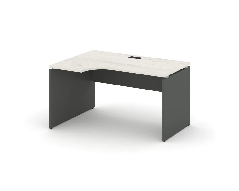 Стол рабочий эргоном. левый 1580x700/980x750 Стайл Проджект / Style Project