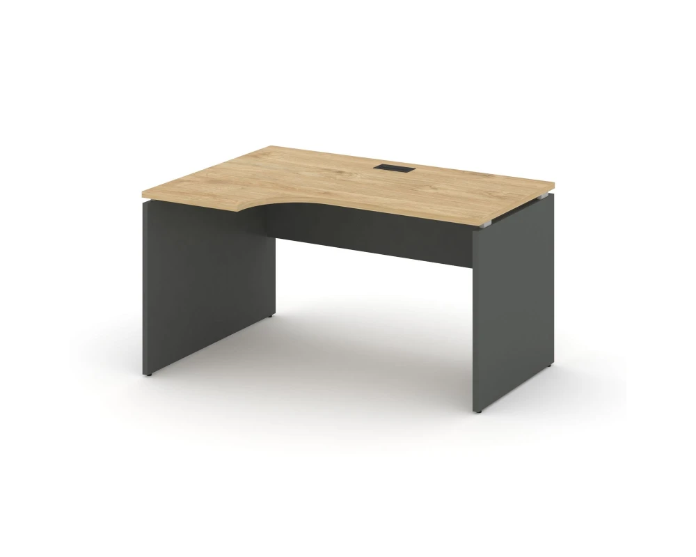 Стол рабочий эргоном. левый 1580x800/980x750 Стайл Проджект / Style Project