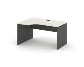 Стол рабочий эргоном. левый 1580x800/980x750 Стайл Проджект / Style Project images