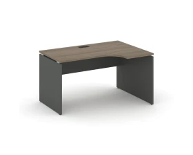 Стол рабочий эргоном. правый 1380x700/980x750 Стайл Проджект / Style Project images