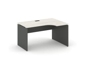 Стол рабочий эргоном. правый 1580x800/980x750 Стайл Проджект / Style Project images