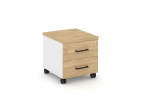 Тумба мобильная 2 ящ. Стандартные колеса 416x460x437 Стайл Проджект / Style Project images