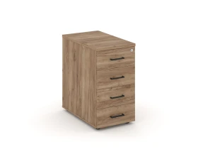 Тумба опорная/приставная с ящиками 416x800x750 Стайл Проджект / Style Project images