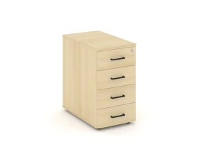 Тумба опорная/приставная с ящиками 416x800x750 Стайл Проджект / Style Project images