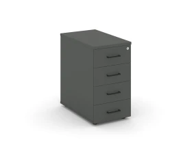 Тумба опорная/приставная с ящиками 416x800x750 Стайл Проджект / Style Project images