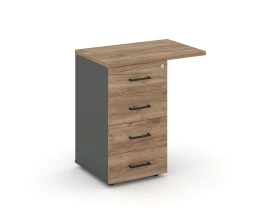 Тумба приставная с ящиками 416/700x460x750 Стайл Проджект / Style Project images