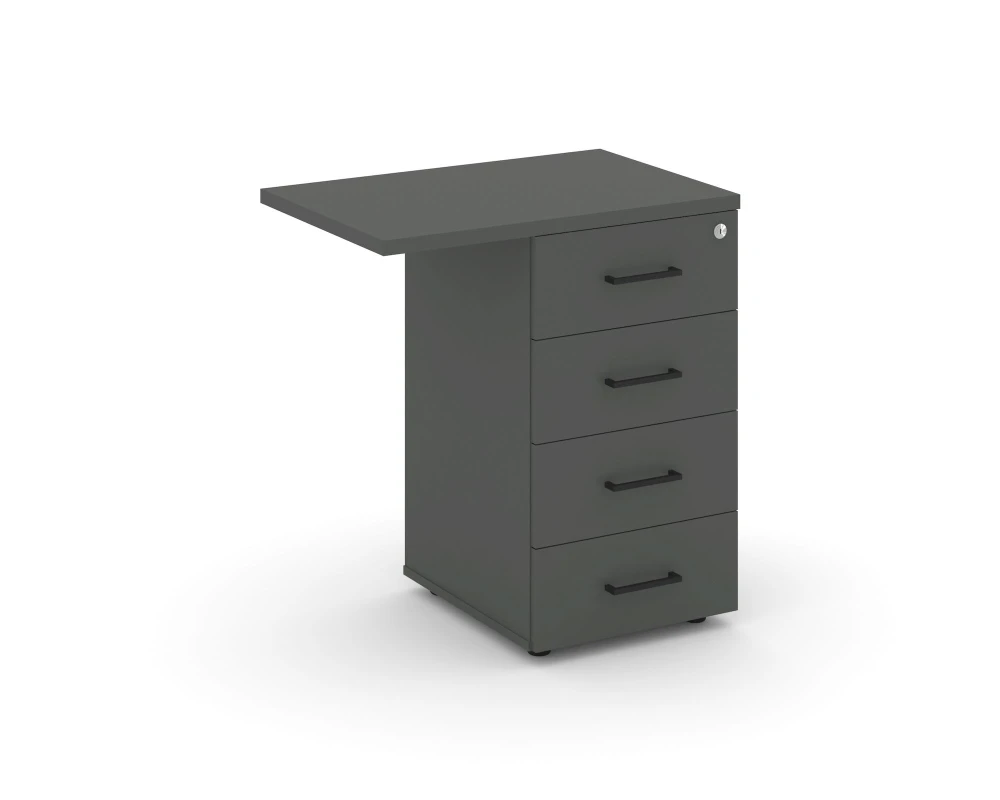 Тумба приставная с ящиками 416/700x460x750 Стайл Проджект / Style Project