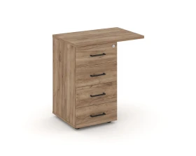 Тумба приставная с ящиками 416/700x460x750 Стайл Проджект / Style Project images
